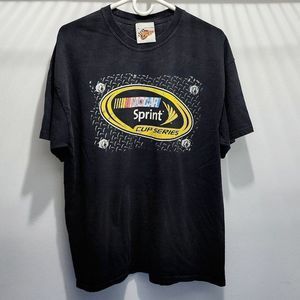 Nascar Nerves Of Steel Vintage Sprint Cup Shirt Black Number 86 Nascar Size‎ XL